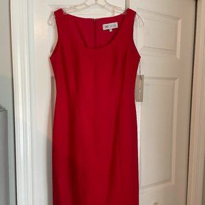 NWT Worth New York Size 4 Red Shift Dress